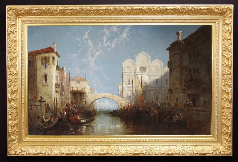 The Scuola Grande di San Marco, Venice - Painting by Jane Vivian