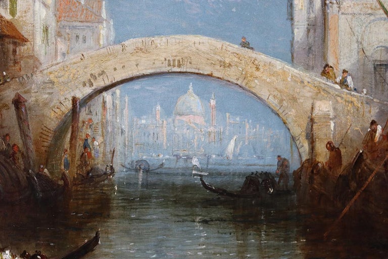 The Scuola Grande di San Marco, Venice - Impressionist Painting by Jane Vivian
