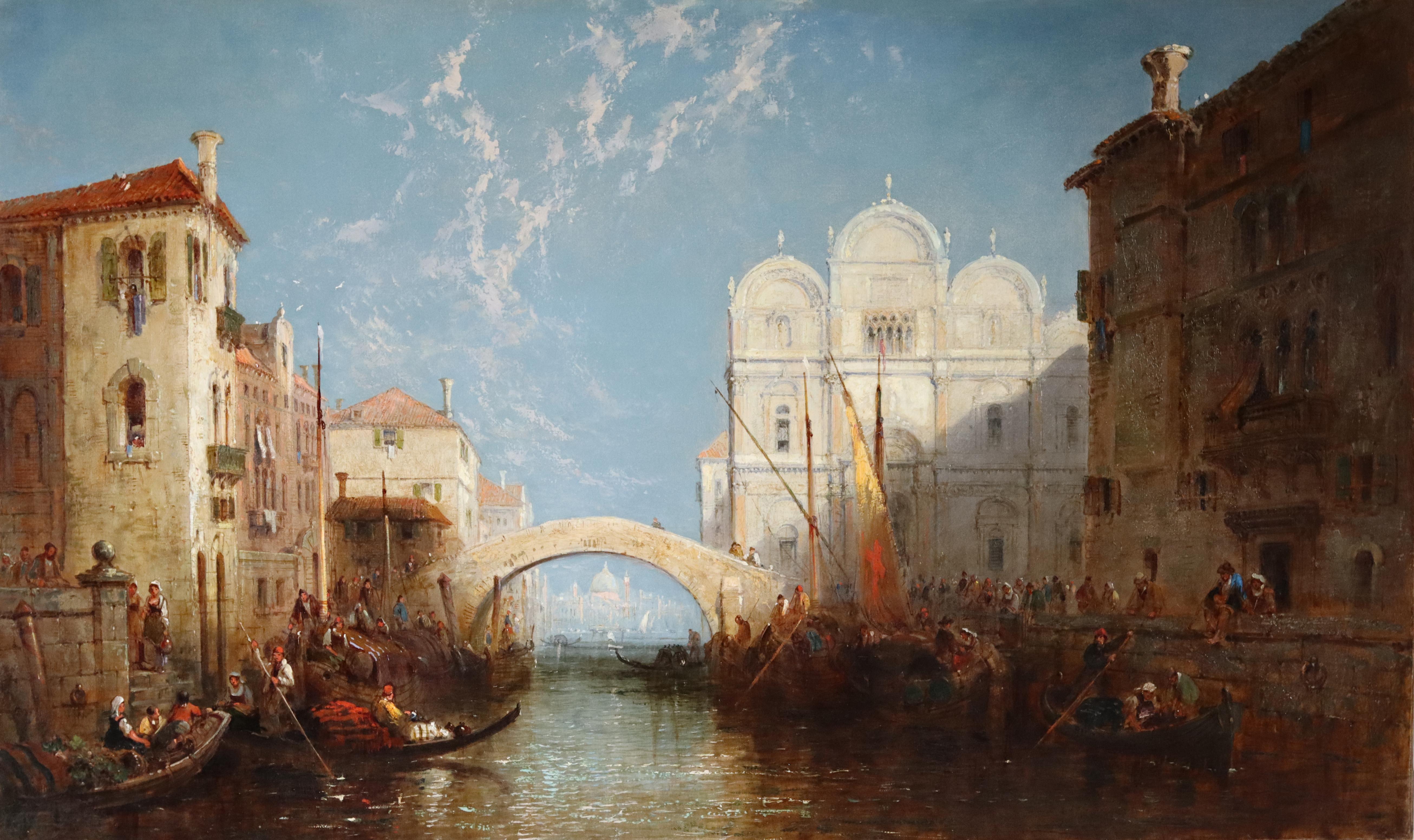 Jane Vivian Landscape Painting - The Scuola Grande di San Marco, Venice