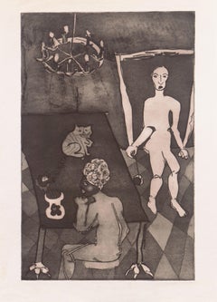 « Surréaliste Boudoir », San Francisco Bay Area Modernist, Atelier 63, artiste féminine