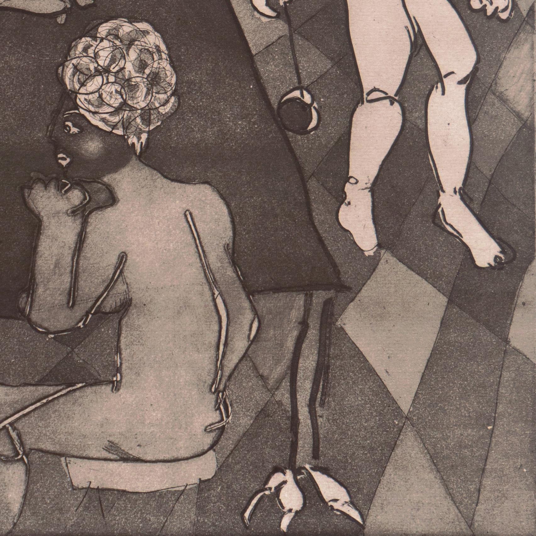 « Surréaliste Boudoir », San Francisco Bay Area Modernist, Atelier 63, artiste féminine en vente 1