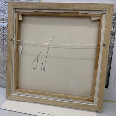 Peinture originale « Burning Sands », promenades abstraites colorées, art, paysage