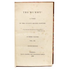 Antique Jane WEBB, 'Mrs. John Claudius Loudon', The Mummy !, SECOND EDITION, 1828