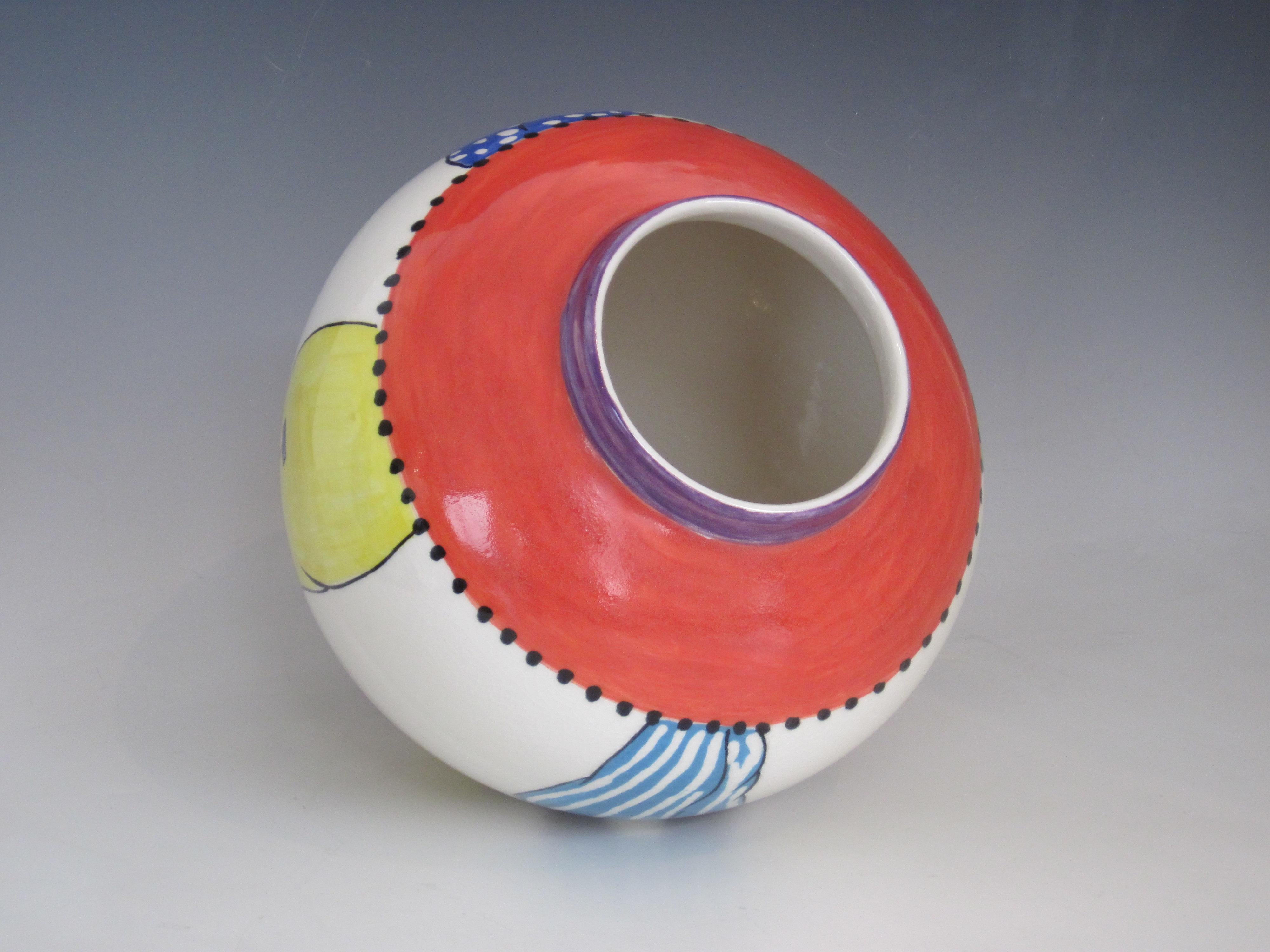 Jane Willingale English Ceramic Loudware Vase 5