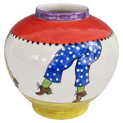 Englische Jane Willingale Loudware-Vase aus Keramik