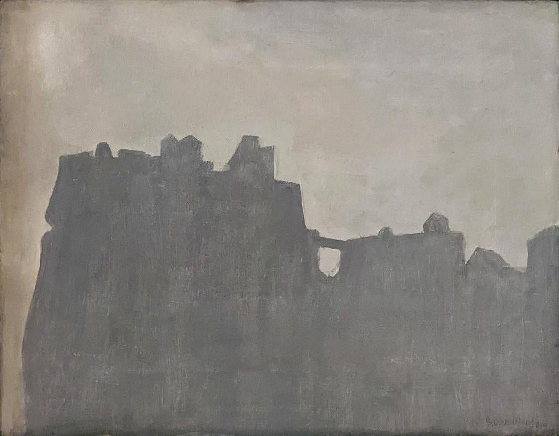 Jane Wilson (1924 - 2015)
Skyline grigio, 1964
Acrilico su tela
11 x 13 pollici
Firmato in basso a destra

Provenienza:
Galleria Graham, New York
Collezione privata, Great Neck, New York

Quando Jane Wilson lasciò l'Iowa nel 1949, intraprese quello