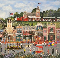 Jane Wooster Scott Offset Lithograph Disneyland