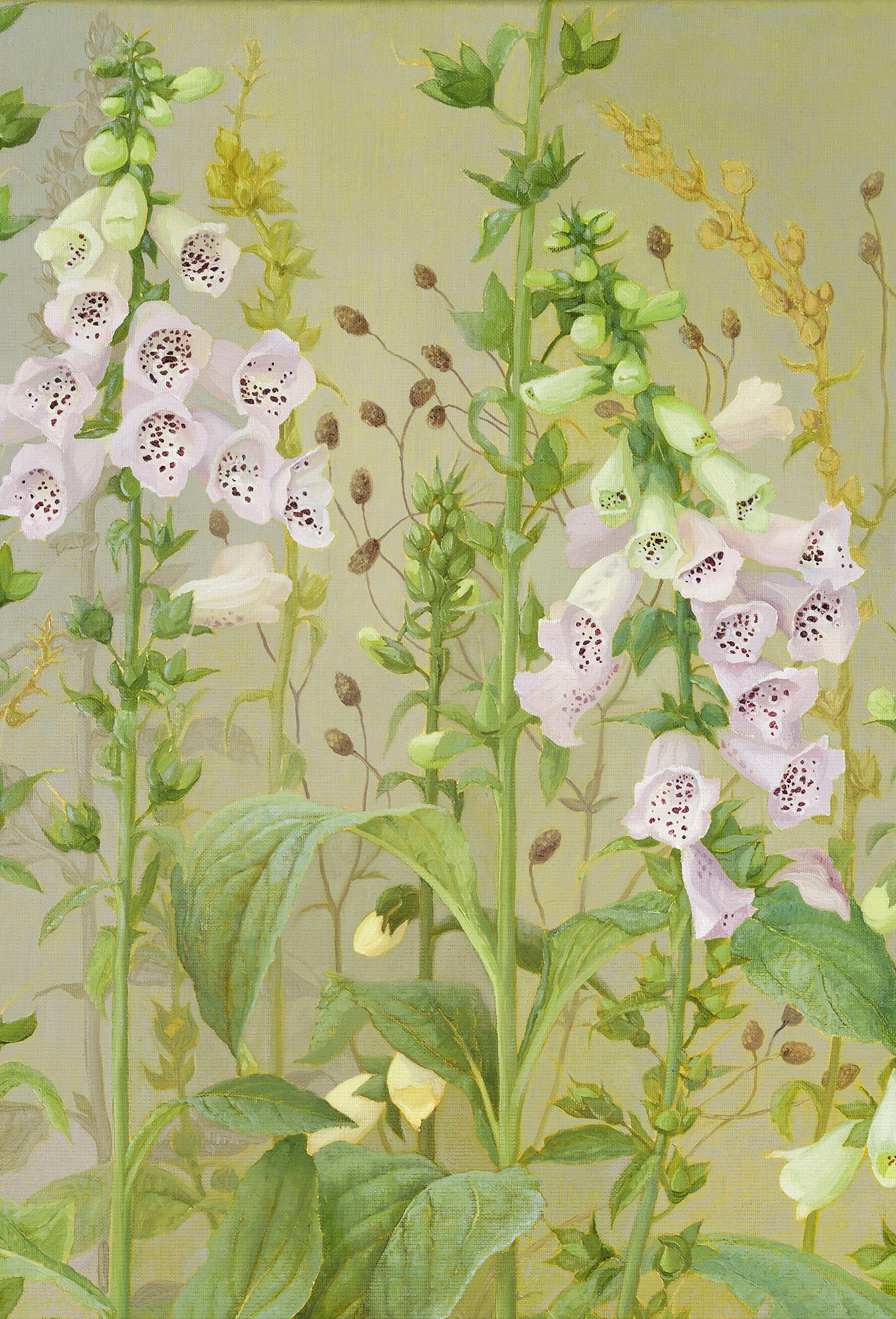 Foxgloves - Painting by Jane Wormell