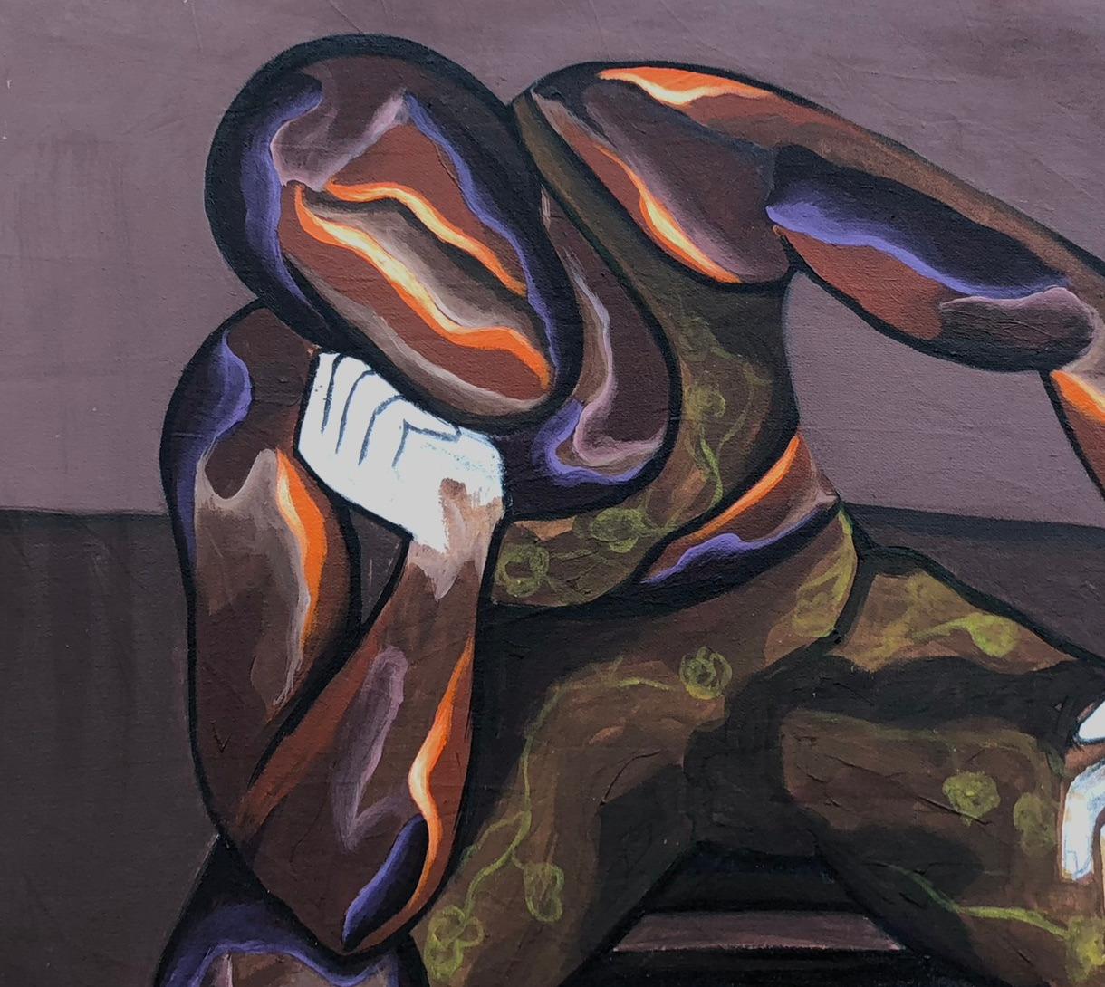 Ich sehe Doppelt – Painting von Janet Adebayo