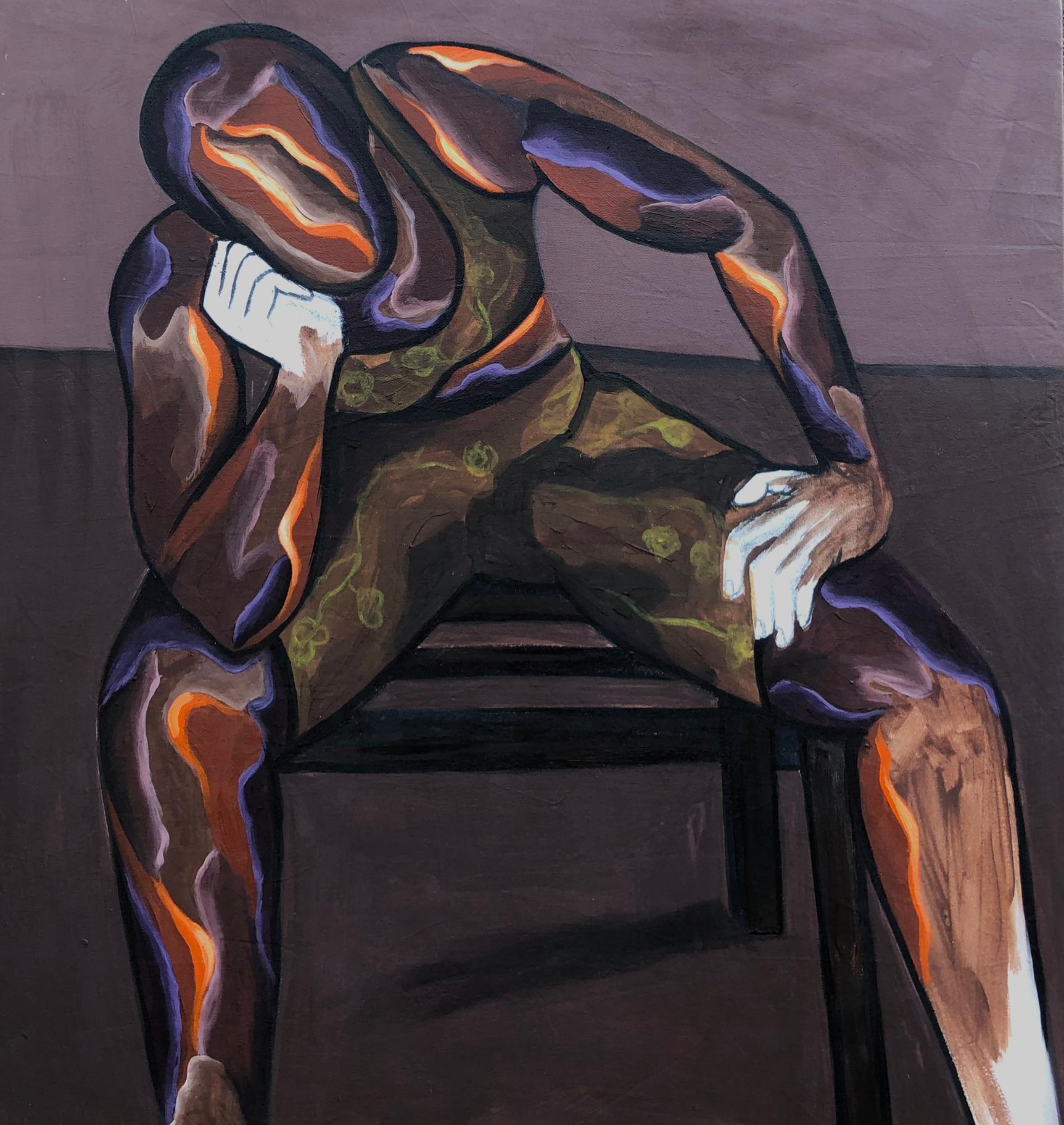 Janet Adebayo Interior Painting - I'm Seeing Double