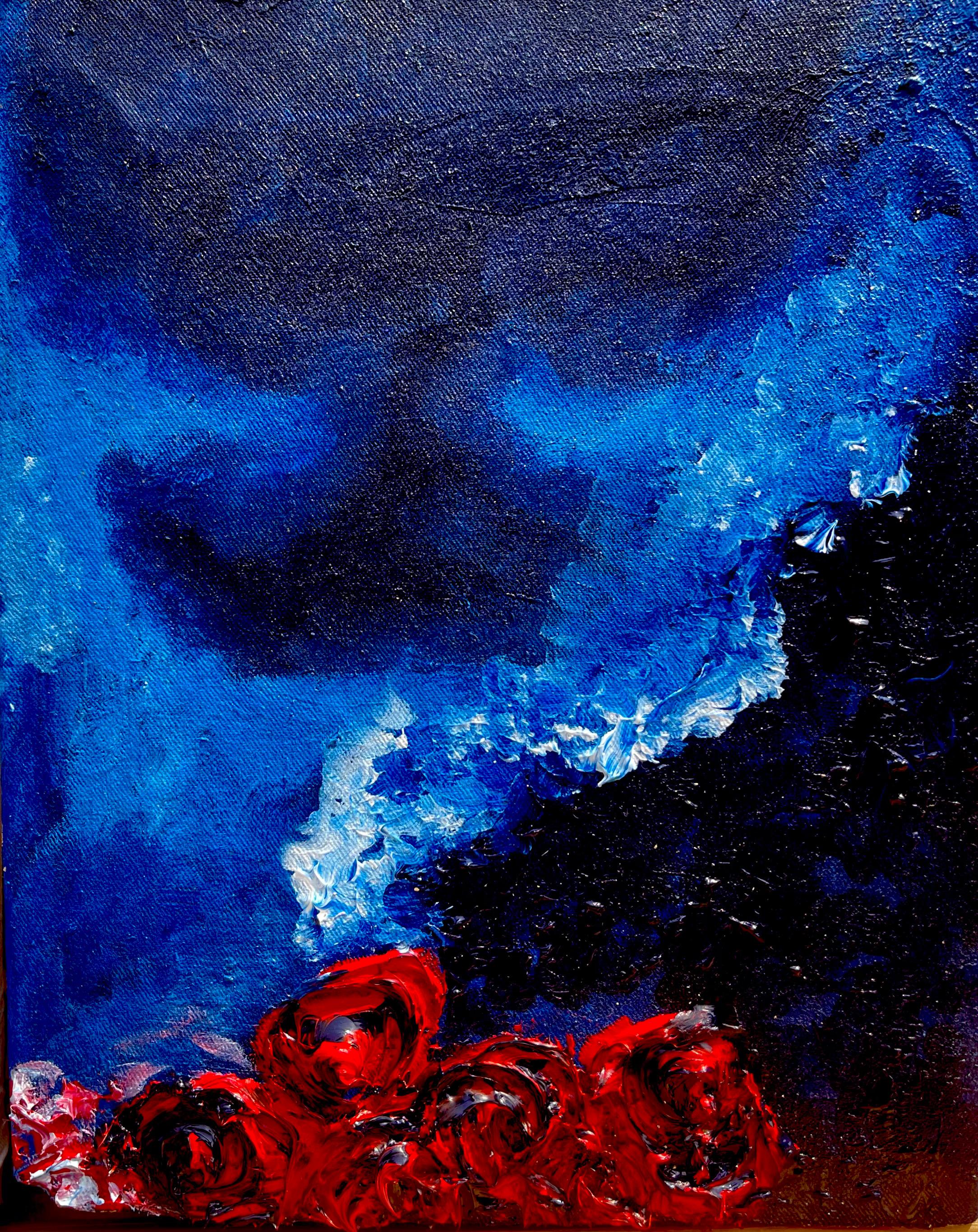 Weight of Presence 1 -21st Century, Contemporary, Abstract-Expressionism, Colour