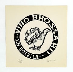 Janet Brossard, "Senza titolo" da La Huella Múltiple, 2002, 8,1x8,1 in