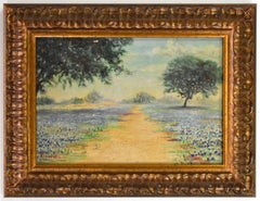 "BLUEBONNET ROAD" Janet Downie Texas Hill Country