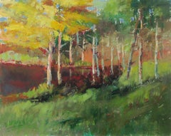 Autumn Pond, Harriman, Original Painting