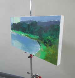 Blue Bay II, Abstract Painting