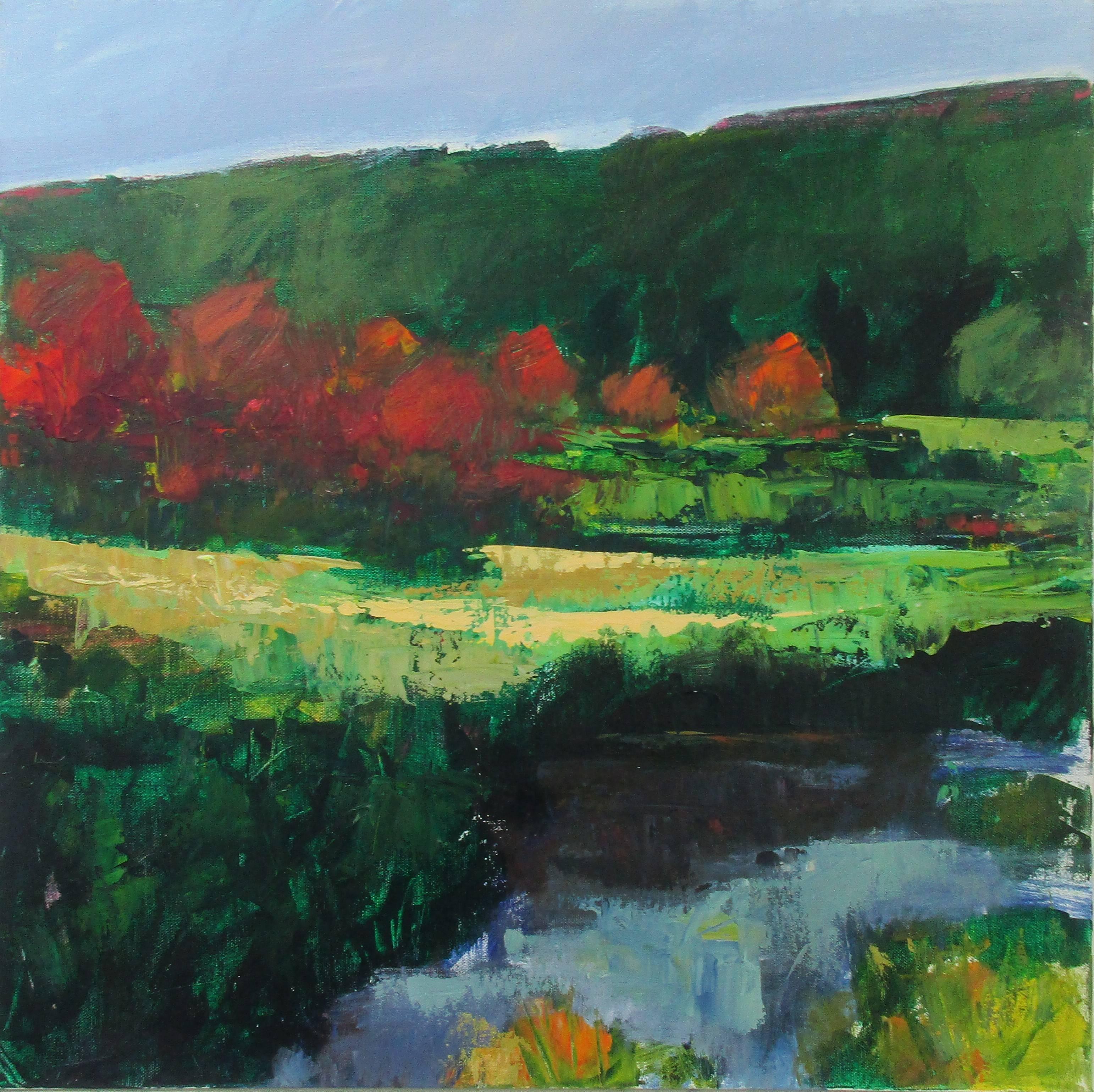 Blue Stream in Marsh