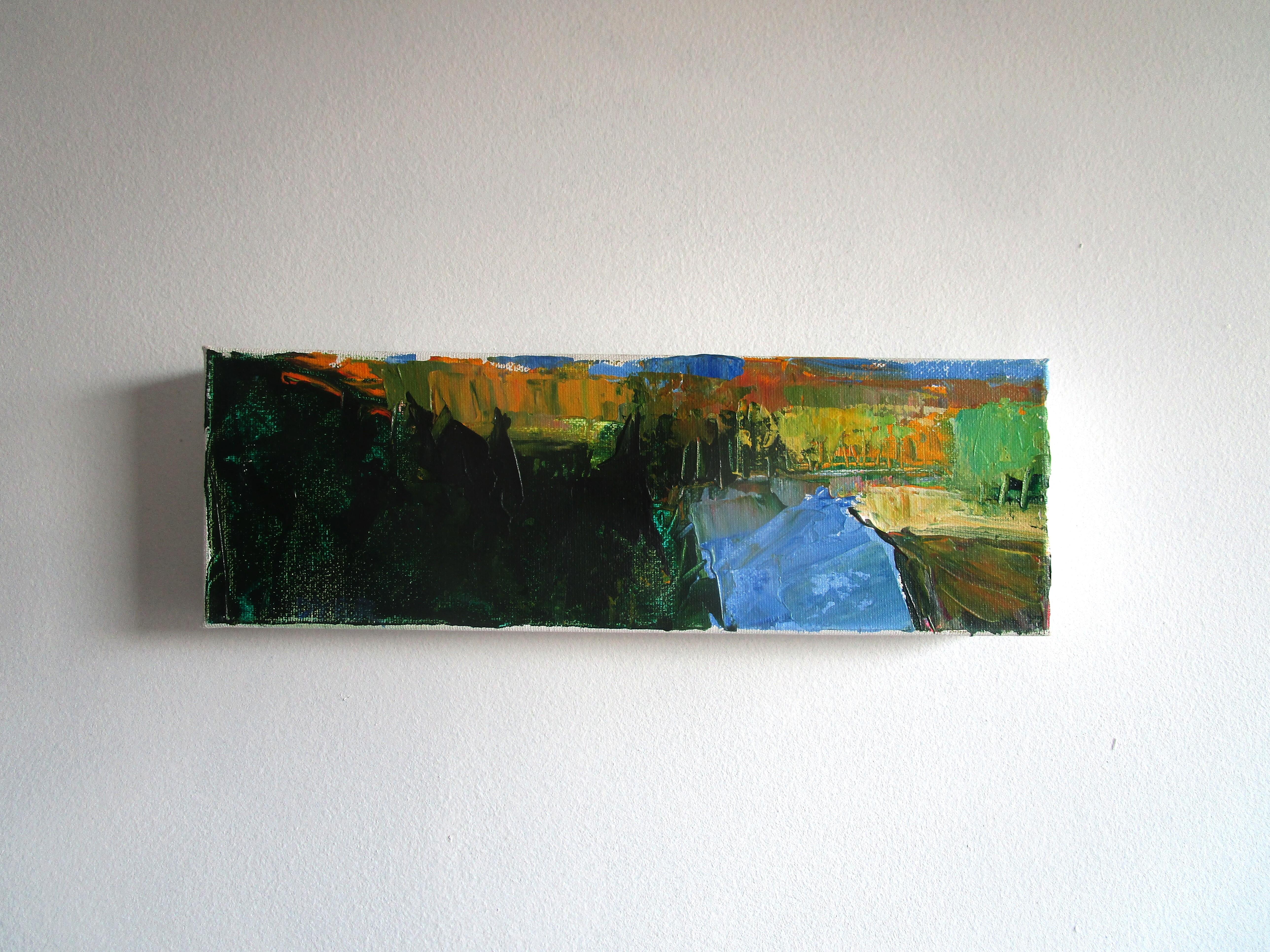 The River Below, Abstract Painting For Sale 1