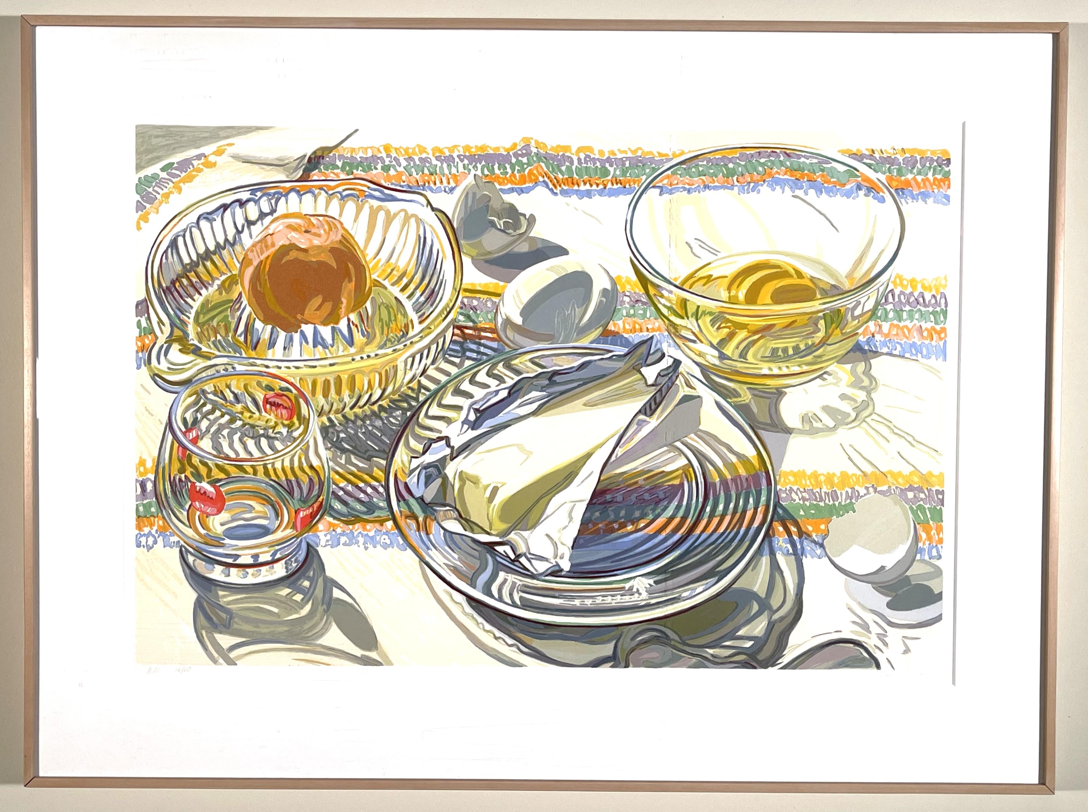 A. M. - Print by Janet Fish