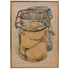 Vintage Janet Fish Preserved Peaches