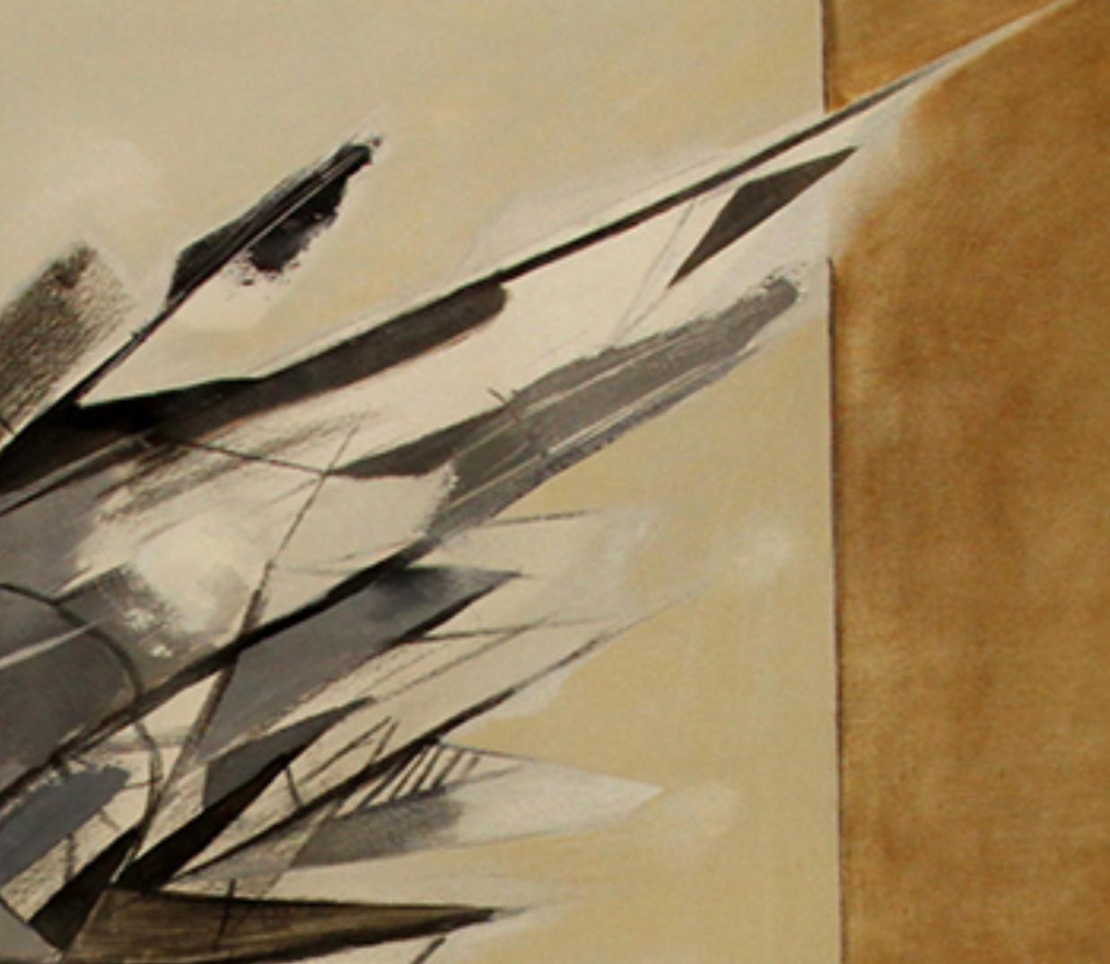 charcoal abstract art