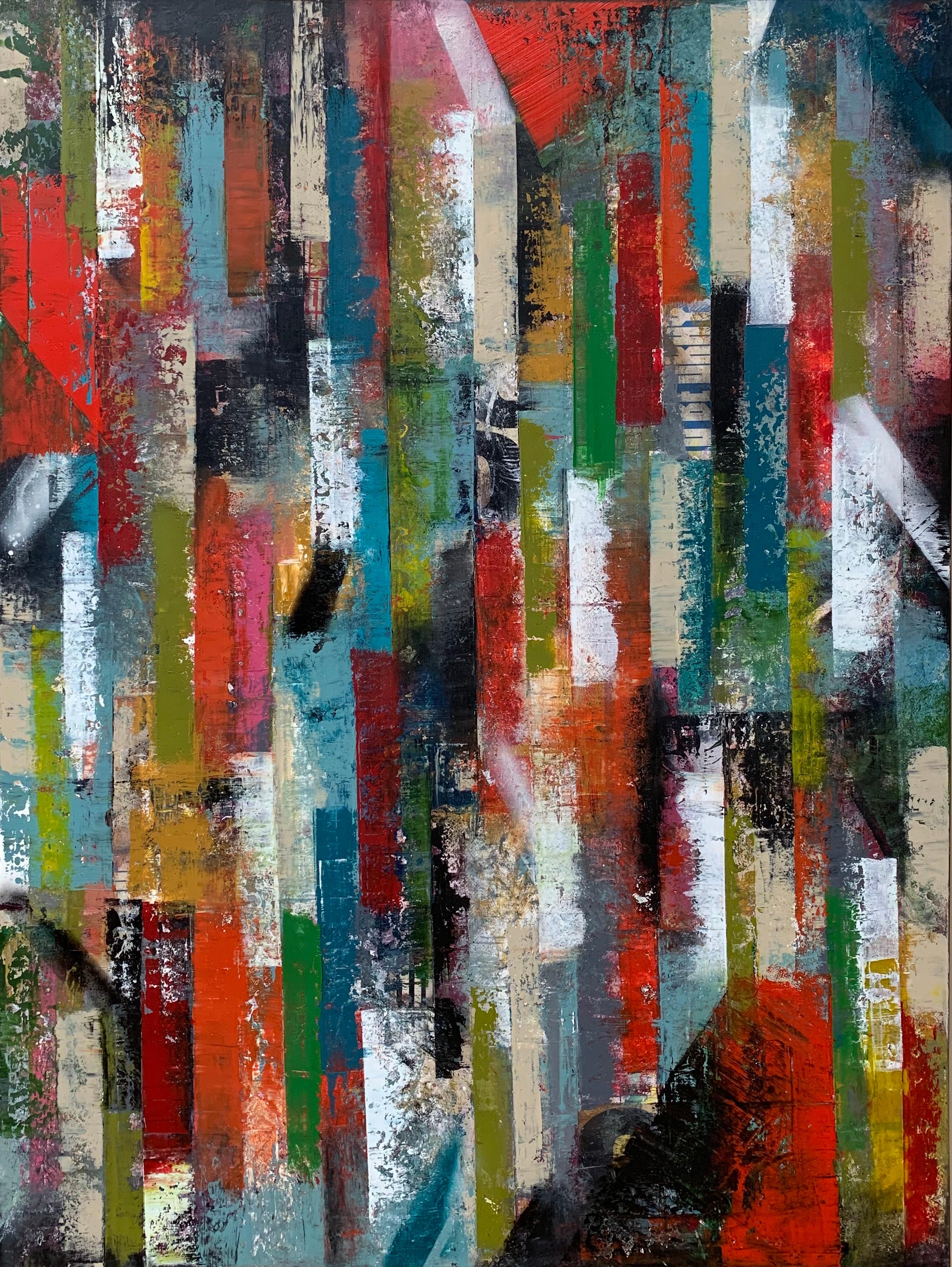 Mm25, Abstract Painting - Mixed Media Art by Janet Hamilton