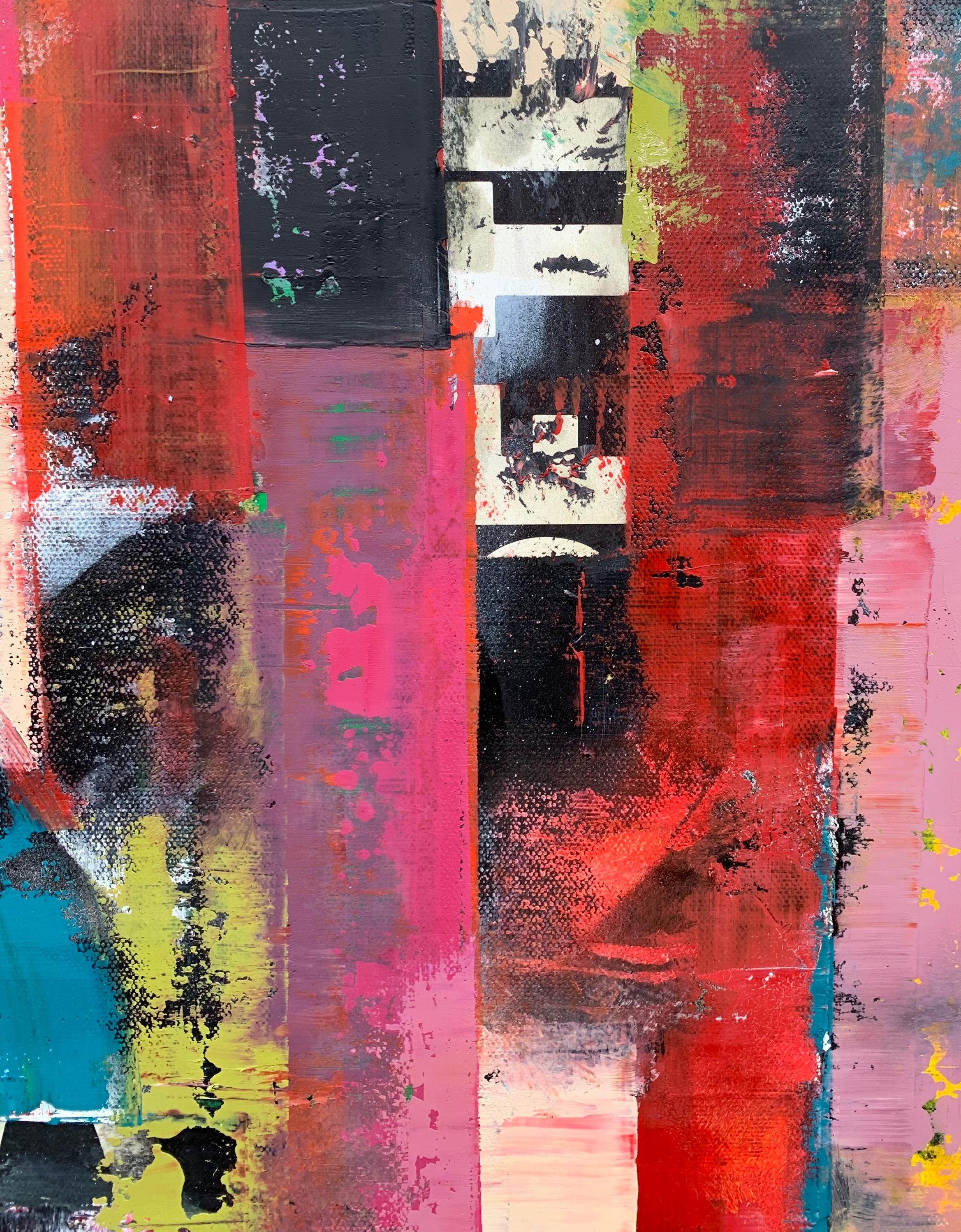 <p>Artist Comments<br /></p><p>About the Artist<br />Janet Hamilton is an abstract expressionist who creates heavily-textured and multi-layered paintings. She is an Illinois-based artist whose studio space is a converted library complete with