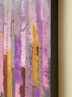 Cozy Night, Abstraktes Ölgemälde