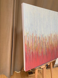 Early Sunset, Abstract Oil Painting