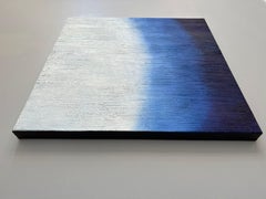 Indigo Landscape 2, Abstract Oil Painting