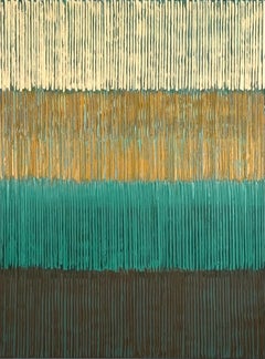 Organic Stripes, Abstract Oil Painting