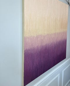 Lila Haze, Abstraktes Ölgemälde