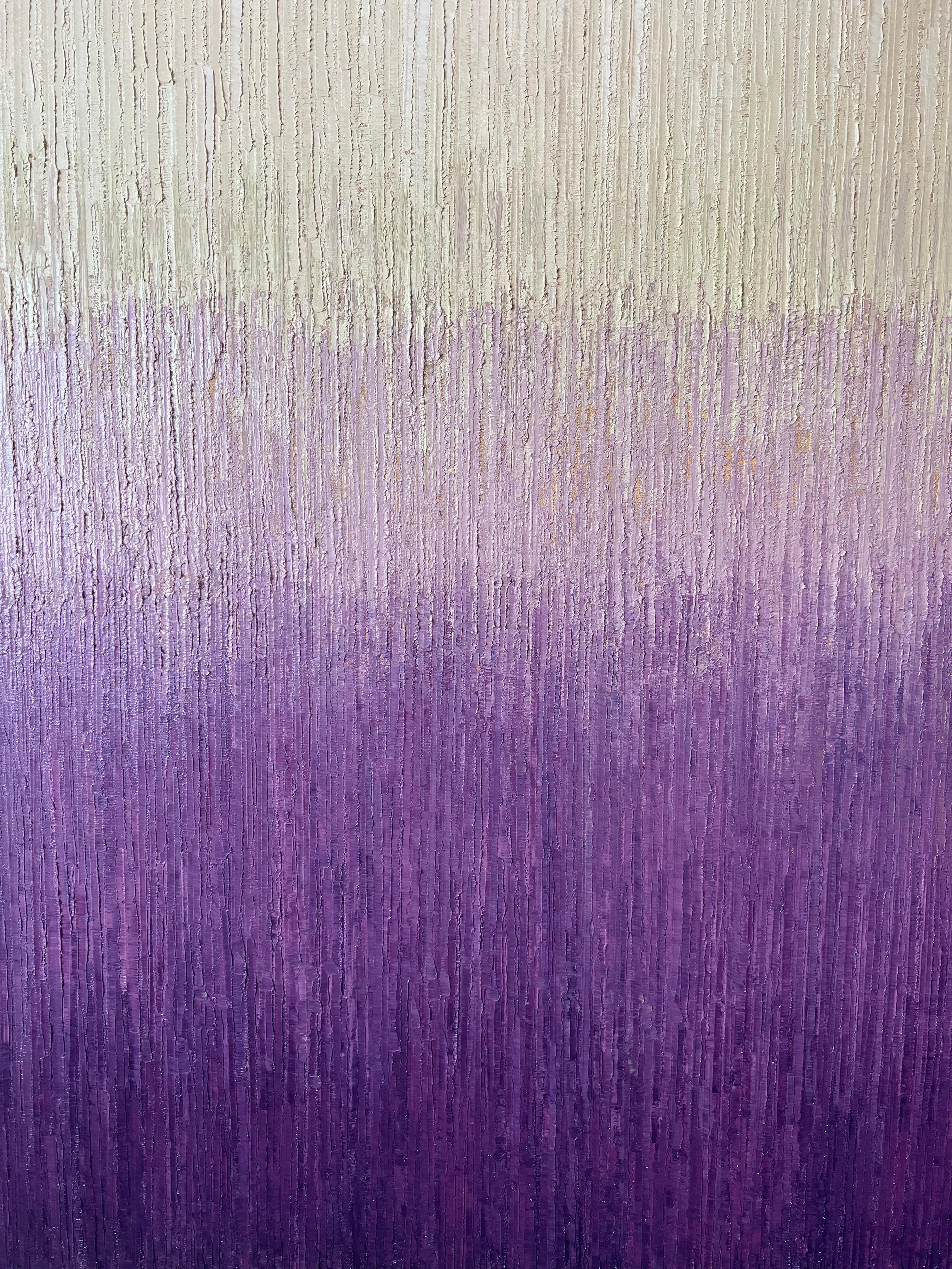 Purple Haze, Abstract Oil Painting For Sale 1