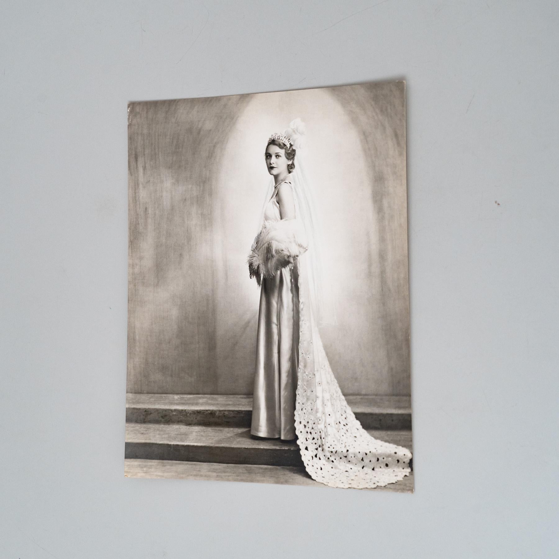 Mid-Century Modern Janet Javons photographie Madeleine Carroll en noir et blanc en vente