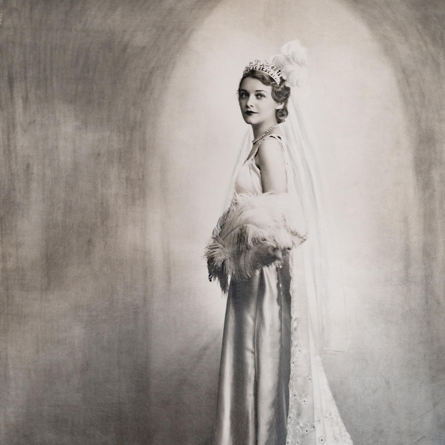Janet Javons photographie Madeleine Carroll en noir et blanc Bon état - En vente à Barcelona, Barcelona