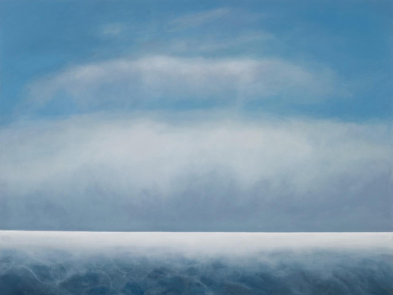 Janet Jennings Landscape Painting - Cedar point fog