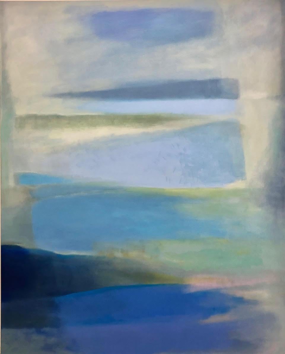 Janet Jennings Abstract Painting - Lazy Point