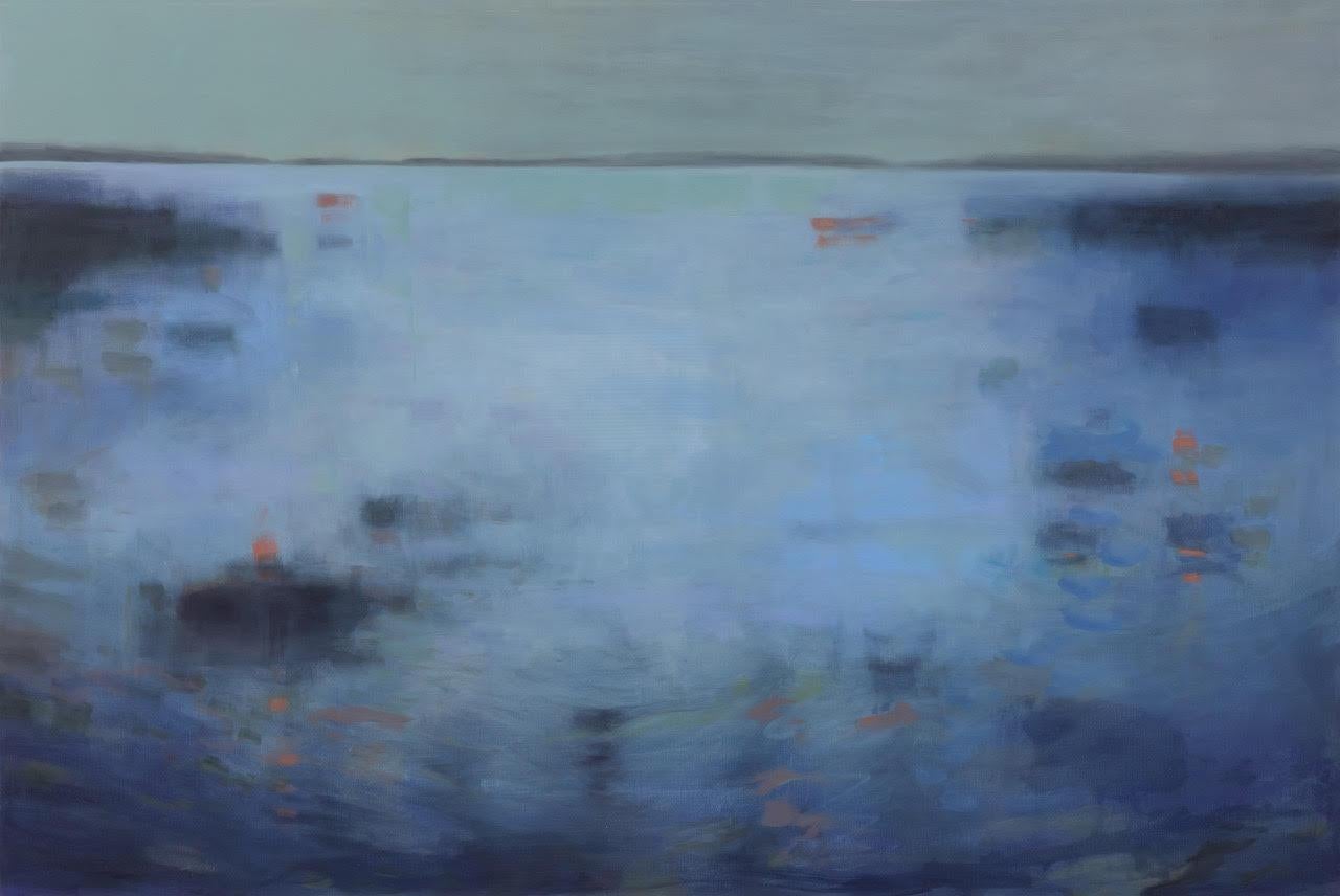 Janet Jennings Landscape Painting – Nordwest-Hafen