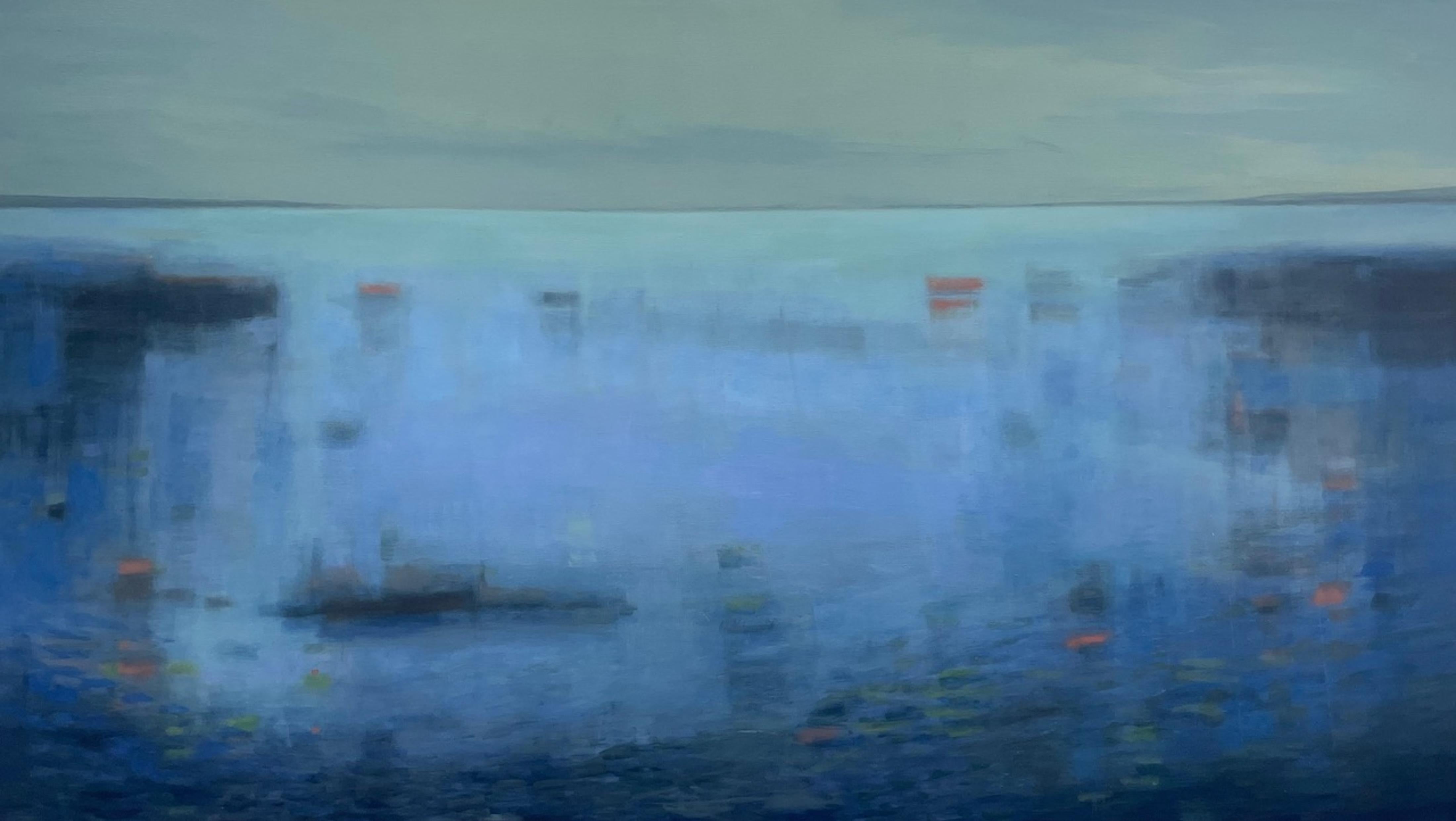 Figurative Painting de Janet Jennings - Puerto del Noroeste IV