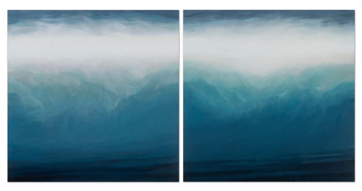 Janet Jennings - Oceanic I and II diptych For Sale at 1stDibs