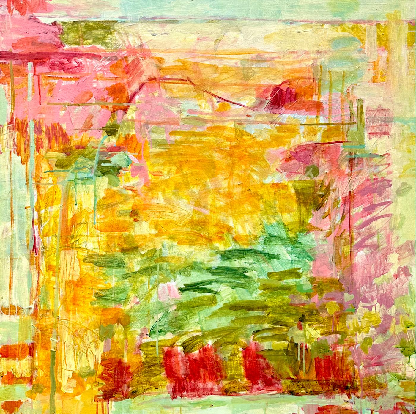 Janet Keith Abstract Painting - Abundance, Abstract, Contemporary