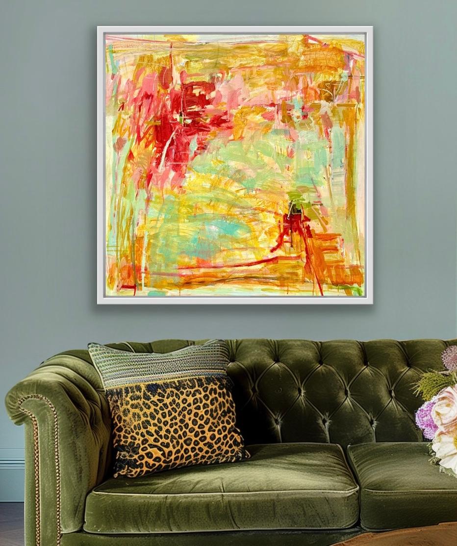 Aquamarine Afternoon - Painting by Janet Keith