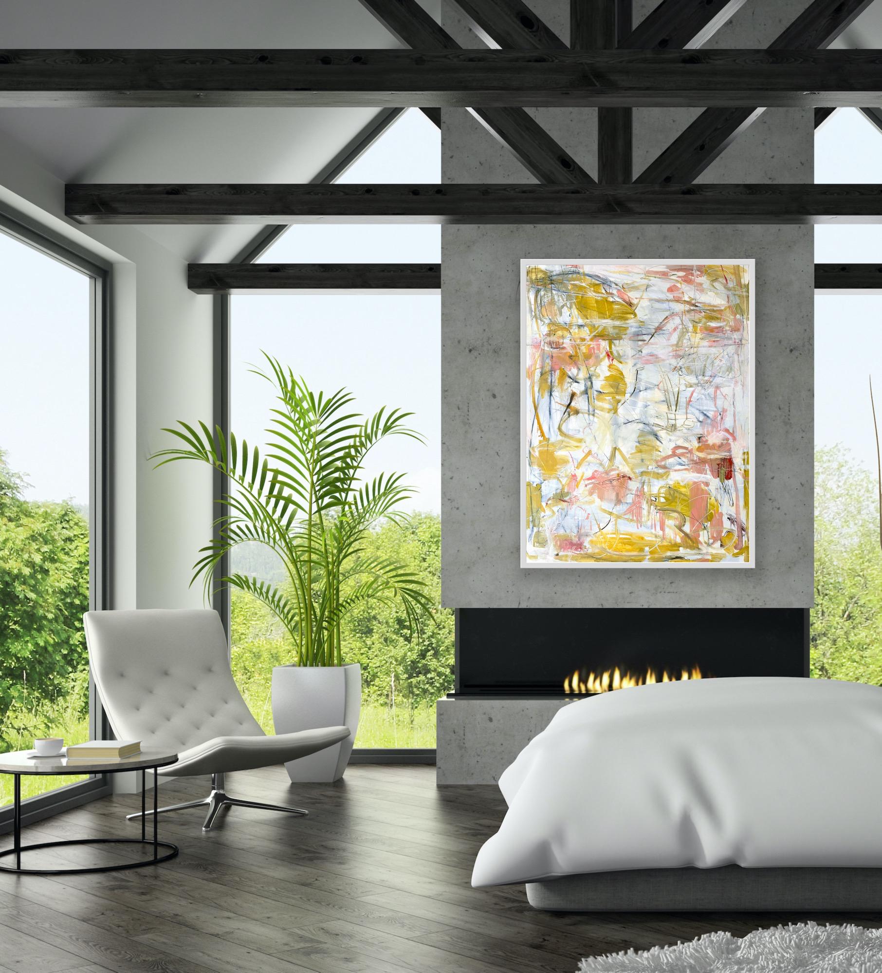 Luce dell'alba, Pittura astratta originale, Arte originale, Espressionista in vendita 9