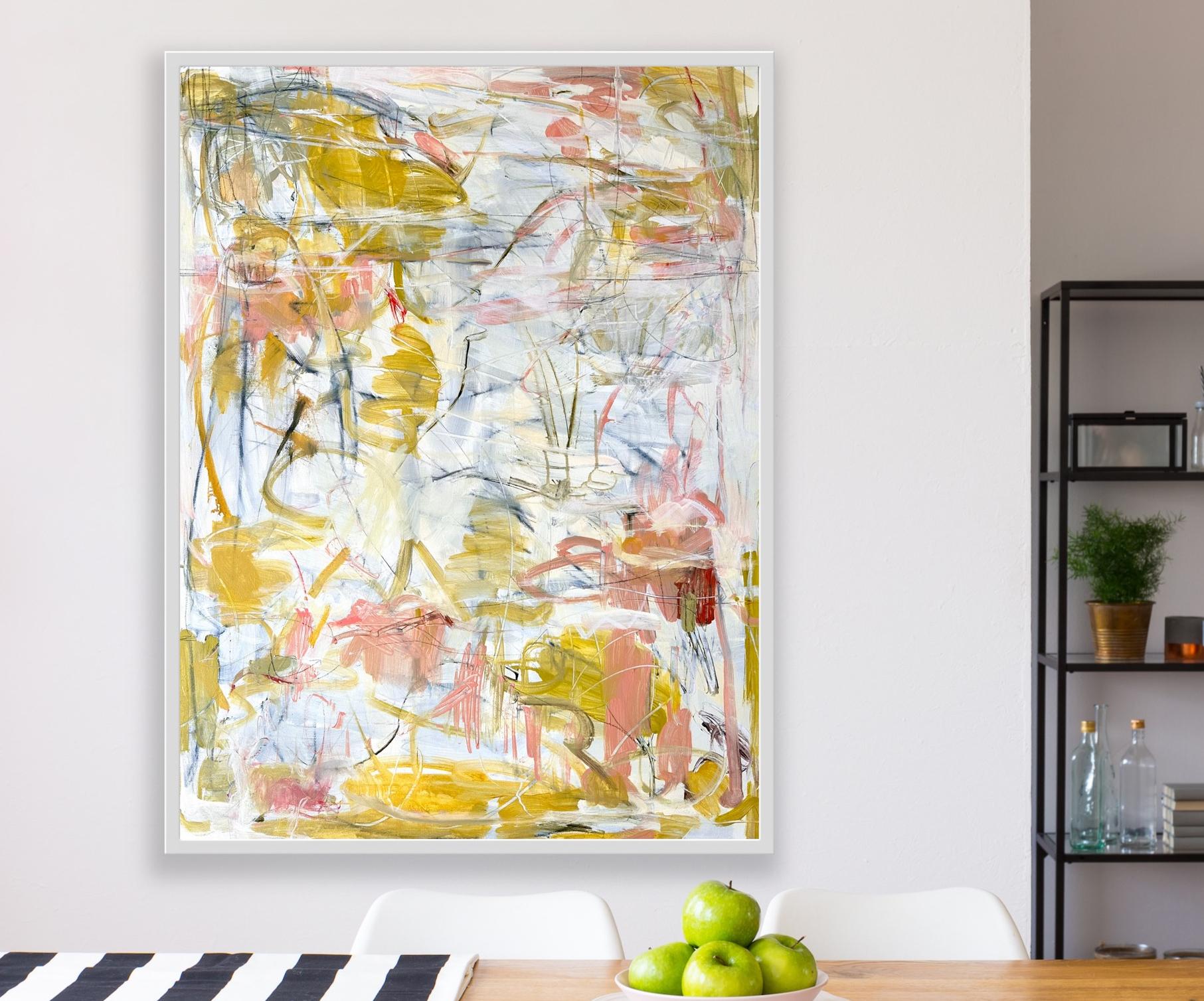 Luce dell'alba, Pittura astratta originale, Arte originale, Espressionista in vendita 10