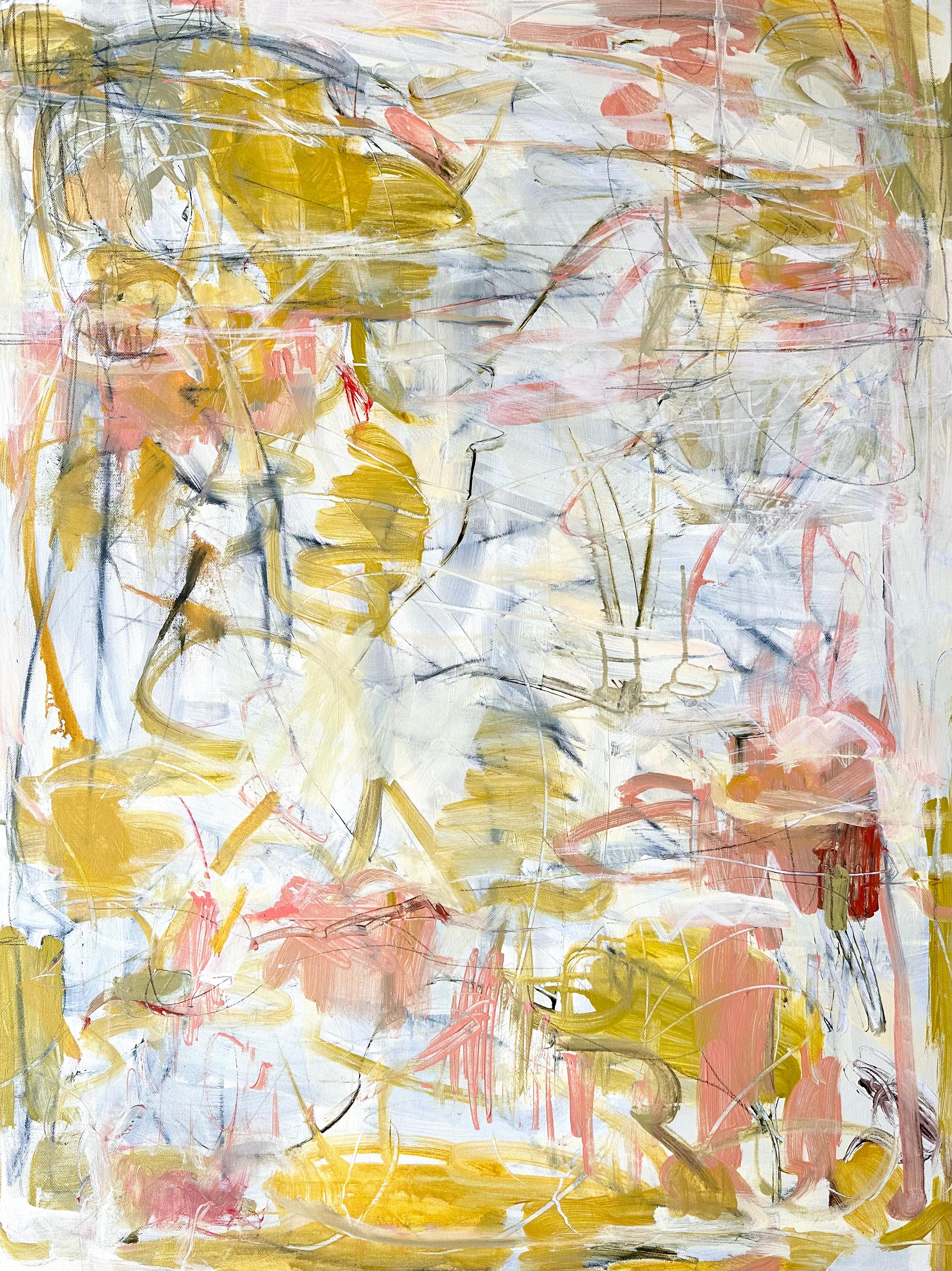 Luce dell'alba, Pittura astratta originale, Arte originale, Espressionista in vendita 2