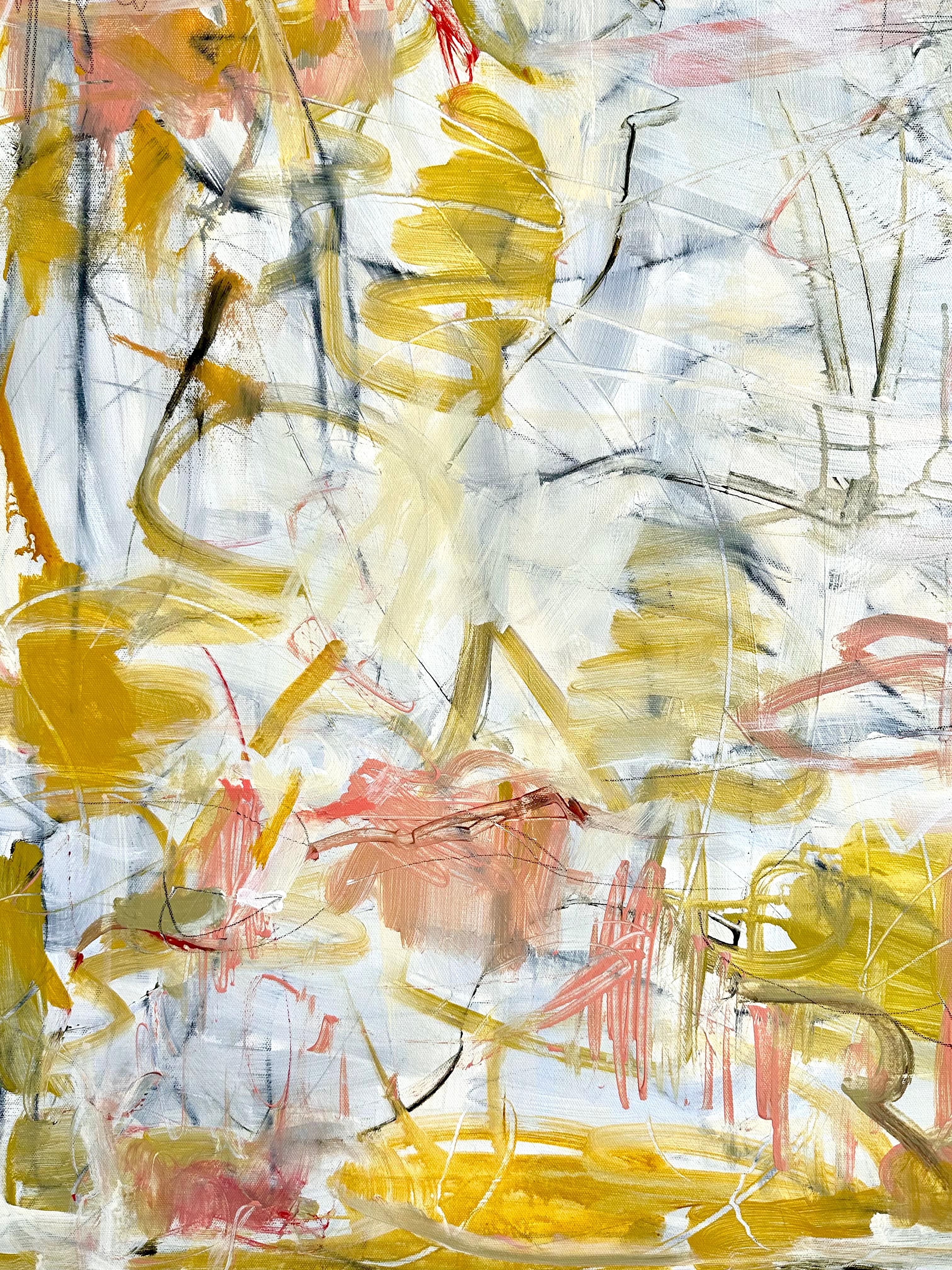 Luce dell'alba, Pittura astratta originale, Arte originale, Espressionista in vendita 5