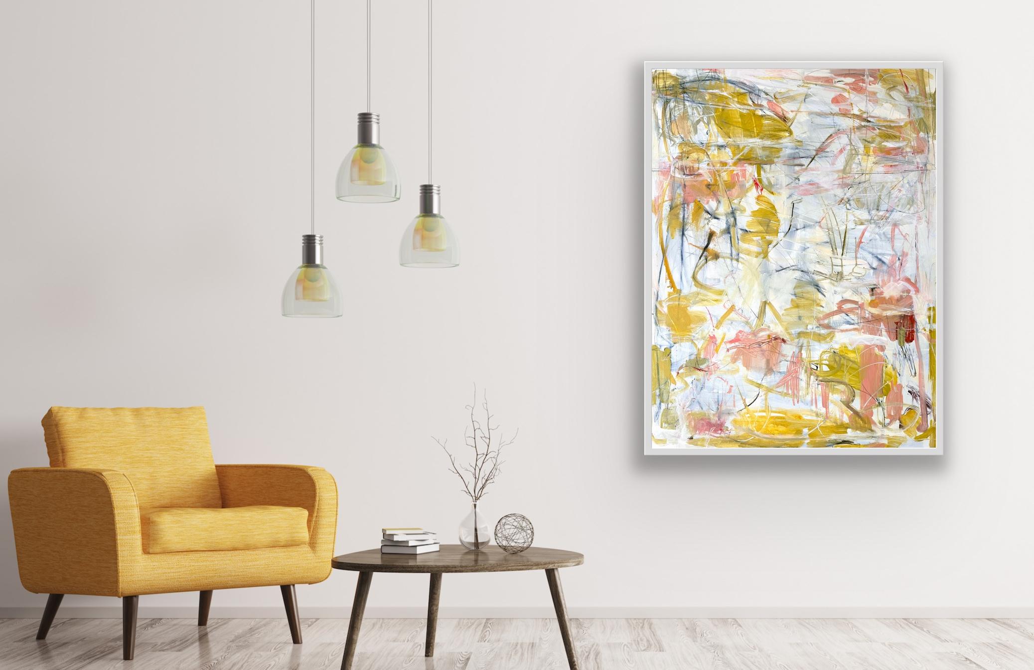 Luce dell'alba, Pittura astratta originale, Arte originale, Espressionista in vendita 7