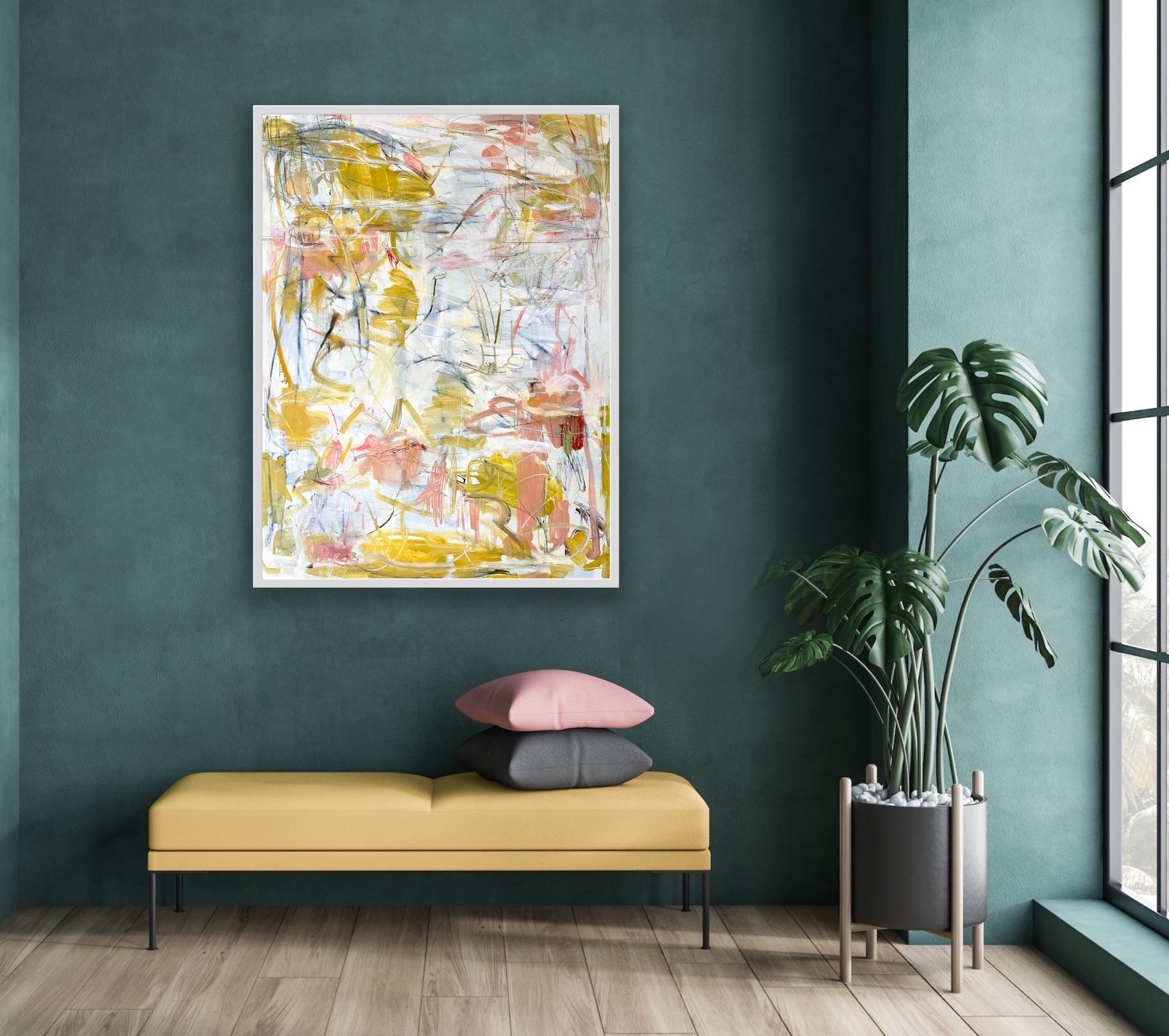 Luce dell'alba, Pittura astratta originale, Arte originale, Espressionista in vendita 8