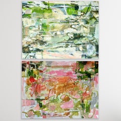 Dilly Dallying e Coast Diptych, Pittura originale, Astratto, Paesaggio