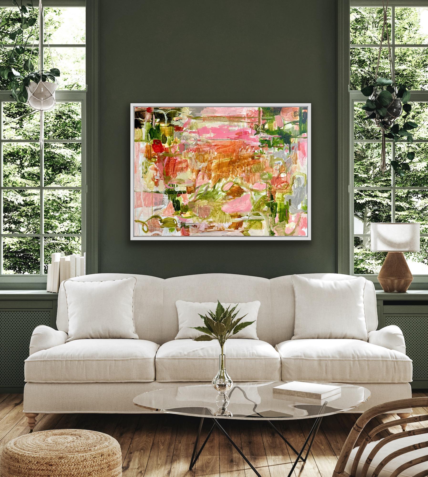 Dilly Dallying, Pittura astratta originale, Arte originale, Espressionista in vendita 9