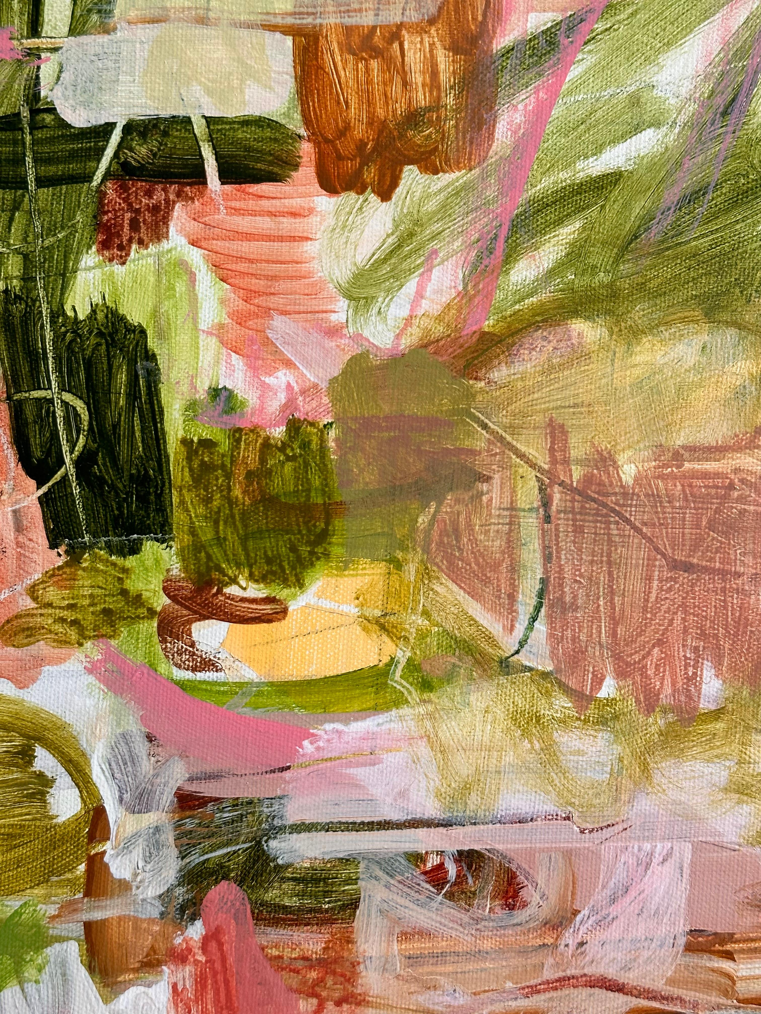 Dilly Dallying, Pittura astratta originale, Arte originale, Espressionista in vendita 11
